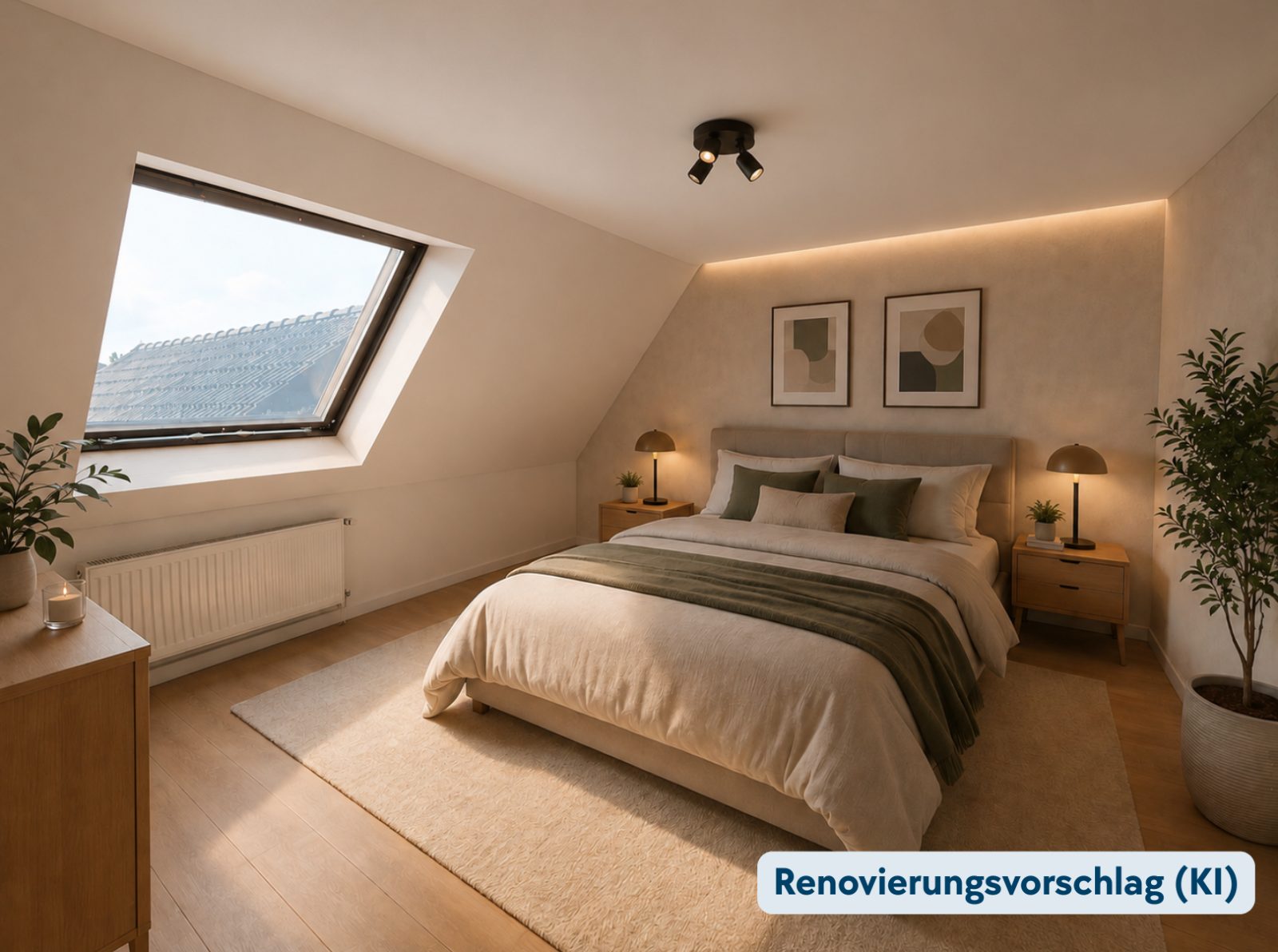 Staging Schlafzimmer (Obergeschoss)