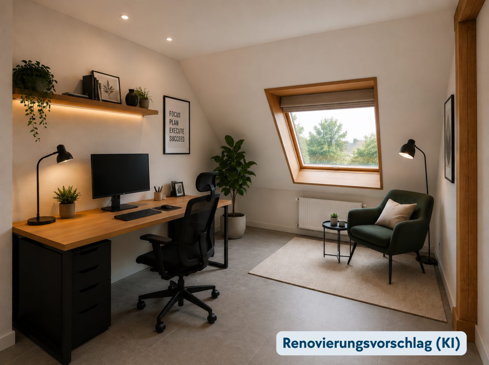 Staging Arbeitszimmer (Obergeschoss)